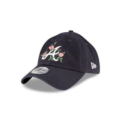 Sapca New Era Atlanta Braves MLB Bloom Casual Classic Adjustable - Albastri